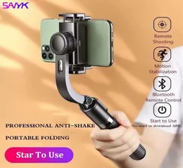 Sanyk الهاتف المحمول مثبت Antishake Handheld Gimbal Shooting Live Tripod Multifunction Selfie Stick هواتف ذكية 2107137116262