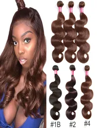 Mink Brazilian Body Wave Virgin Hair Sefts 1B24 Virgin Brazilian Body Wave Hair Bundles Extensions 7864224