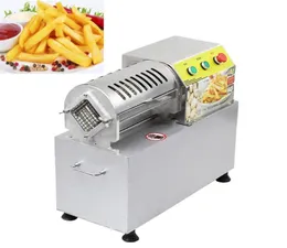 Электрический коммерческий резак для картофельных чипсов, машина для резки картофеля фри, нержавеющая сталь, овощерезка для измельчения фруктов, 900W313U4691285