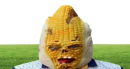 Corn Latex Scary Festival For Bar Party Adult Halloween Toy Cosplay Costume Funny Spoof Mask8219047