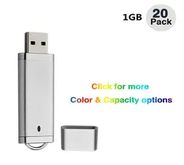 20 Pack Silver Lighter Model 64MB32GB USB 20 Flash Drives Flash Pen Drives Memory Stick for Computer Laptop Thumb Storage LED In9185050