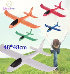 DIY Kids oyuncakları uçak el atma uçak uçan planör uçak helikopterleri uçan uçaklar model uçak oyuncak çocuklar için açık game2418938