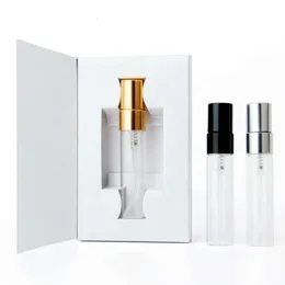 Hurtownia 3 ml 5 ml 10 ml przenośna napełnienie perfum spray mini szklana butelka z pakietem papieru