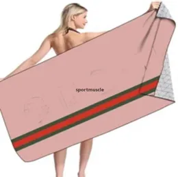 Asciugamani da spiaggia classici estivi CoverUps Letters Asciugamani da bagno sportivi comodi Asciugamani da bagno dal design stampato vintage per adulti Bambini1898819