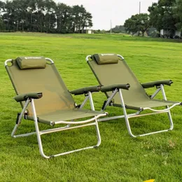 Mobili da campeggio Comoda sedia da spiaggia minimalista Parco moderno Cortile da pesca Fuori Mobili da balcone portatili Sillas De Playa