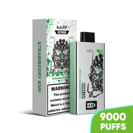 Sbuffi di magazzino UE Vape 9K Sigaretta elettronica vuota usa e getta 9000 Sbuffi ricaricati 14 ml 20 mg 50 mg Nic Salt Vape Juice Sigaretta elettronica con batteria da 500 mAh