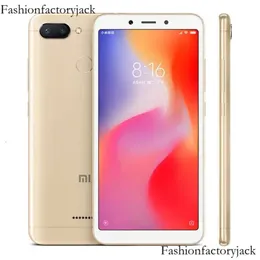 Original xiaoooMiiii Redmi 6 4G LTE Celular 4GB RAM 64GB ROM Helio P22 Octa Core Android 5.45 Polegadas Tela Cheia 12.0MP 3000mah ID de impressão digital