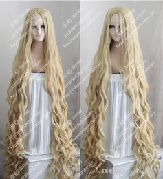150CM Long Wavy Curly Wig Occident Pastoral Style Mix Blonde Cosplay Wig Hair gtgtgt New High Quality Fashion P3240140