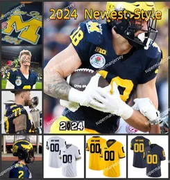 Michigan Fußballtrikot Blake „Corum“ J.J. McCarthy“Aidan Hutchinson“Darrius Clemons“Donovan Edwards“Jake Moody“Mike Sainristil“Charles Woodson“