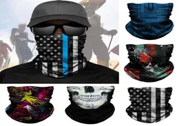 Magic Scarf 3D Sömlös bomullsskall Bandana vandringssportrör ansiktscykel pannband buffs jaktar vinter snowboard balaclava8040909