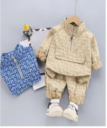 Clothing Sets Baby Boy Clothes Set Casual Tracksuit Long Sleeve Letter Pullover Hoodiespants Kids Infant Ropa Suits8216766