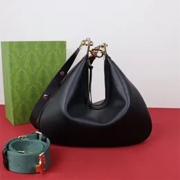 Top Moda clássica de alta qualidade Adido Hardware colorido de paládio Flor antiga com zíper totalmente impresso abrindo e fechando bolsa crescente bolsa de ombro portátil mini