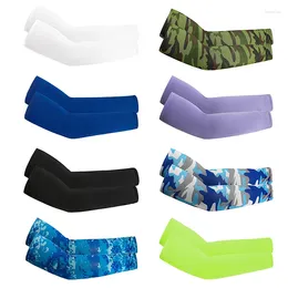 Knieschützer Unisex Kühlung Arm Ärmel Abdeckung Sport Laufen UV Sonnenschutz Outdoor Männer Angeln Radfahren zum Verstecken von Tattoos