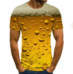 Men039s TShirts Camiseta De Manga Corta Unisex Con Estampado 3D Cerveza Letras Ropa Para Hombre Y Mujer NovedadMen039s8027346
