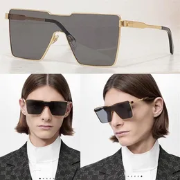 Diseo Angular Diamante Cyclone Metal Solglasögon Hombres Mujeres Gafas de Cristal Brillantes de Z1700U Con un Marco Delgado Actuali199w