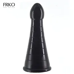 FRKO Testa tonda liscia PVC Plug anale Uomini Giocattoli del sesso per donna Inserito Vagina G-spot Massaggio prostatico Lungo 192mm Gioco per adulti 18 240106