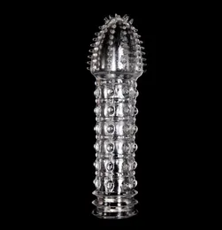 Penis Enhancer Crystal Penis Sleeves Penis Extensions Cock Enlarger Extender Extensions Geweldig Sexy Speelgoed voor Mannen Adult Sex Toys2637160