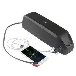 Batterie Batteria per bicicletta elettrica 18650 48V 17AH a circolazione profonda Con presa USB da 5 V e interruttore di alimentazione + Caricabatterie Spedizione gratuita