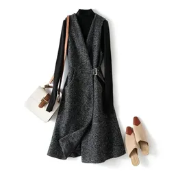 Female Coat Vest Women All-Match Western Style High-Grade All-Match Outer Wear Cardigan Vest Dress Trendy Slim W10 240106