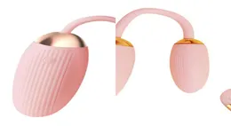 NXY Eggs Doppio vibratore Doppia testa Uovo di salto Vibratori del vibratore Clitoride Vagina Massaggio Butt plug anale Giocattolo erotico per adulti per le donne Mast5060029