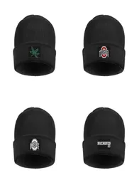 Ohio State Buckeyes Mens Women039s Double Layer Wool Cap Classic Beanie Hat Unisex football logo white Marble Print Gay pride r8388640