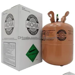 Frigoriferi Congelatori Freon Bombola in acciaio Imballaggio R404 Serbatoio refrigerante da 30 libbre per condizionatori per navi aeree Consegna a domicilio Gard Dhgs6