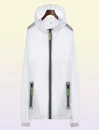 Светоотражающая прозрачная тонкая куртка мужская летняя с капюшоном солнцезащитный крем плюс размер пальто мужская уличная одежда Chaquetas Hombre ветровка 5J0012463067042