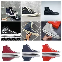 Nya designer skor 10a mode mens skor kvinnor plattform casual skor vår höstkonversioner klassiska svartvitt hög topp låga topp bekväma sneakers