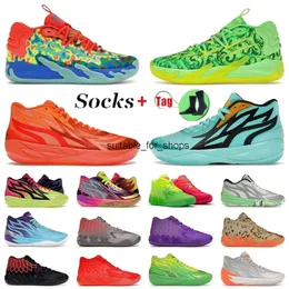 Grade School Lamelo Ball Mb.03 Rick Morty Mb.02 Basketball Shoes Kids Mens Running Shoes For Sale Queen City Red Sport Shoe Size 35-46