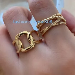 Iviapro New Fashion Jewelry Twisted Chunky 체인 약혼 반지 기하학적 빈티지 오픈 925 Sterling Silver Rings