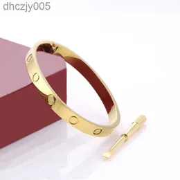 Bracelet Jewelry Gold Bracelets Titanium Steel Silver for Womens Mens Party Gift 15-22cm x2a8