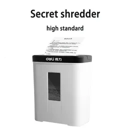 Deli Shredder Office Hushållsdokument Destruction Electric High-Power Confidential Commercial Shredder 240105