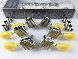 1Set 3R3L Vintage Deluxe Guitar Machine Heads Tuners for Gibson USAニッケルチューニングペグ9144375