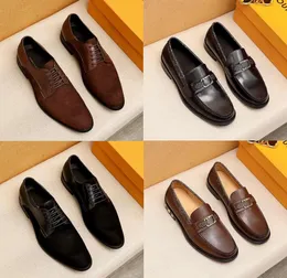 Chaussures en cuir confortables pour hommes, mocassins de styliste simples et décontractés, chaussures plates pour mariage, à enfiler