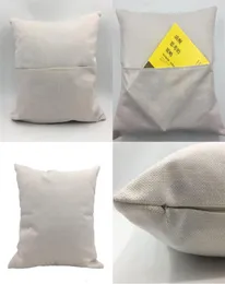 Sublimation Blank Pillow Case Book Pocket Cushion Linen Cushion Cover 3030 4040cm Home Decor Textiles 6 2yj M29098560