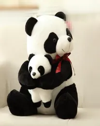 25cm 30cm New Style Father Panda Plush Toy Kids Soft Small Stuffed Animal Plush Doll Cartoon Bear Toys LA0818373589