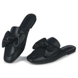 Samilor Mules for Women Flats Bekvämt slip på spetsiga tå kvinnors backless loafers casual plattskor kvinnor30273 240106