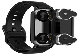 Top Watch NDW01 HIFI Jakość dźwięku TWS Słuchawki Monitorowanie Zdrowie Smartwatch Dwa w jednym nausznicy zegarki SmartWristBa6530910