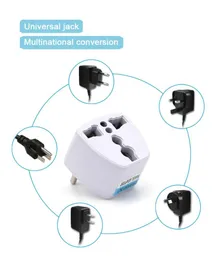 Universal US UK AU To EU Plug USA To Euro Europe Sockets Travel Wall AC Power Charger Outlet Adapter Converter7274714