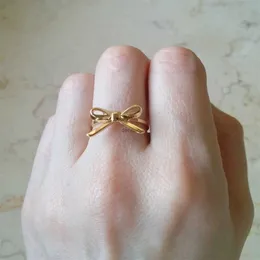 Кольца полосы кольца девчачье золотое цветное покрытие прекрасное кольцо для девочек для девочки школьная вечеринка шоу Симпатичные деликатные ювелирные украшения240105