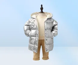 W dół płaszcz Baby Boys Kurtki Zimowe płaszcze dzieci grube dzieci ciepłe odzież wierzchnią dla dziewcząt Snowsit Ubrania płaszczowe Solid 2276556