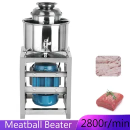 Meatball Beater Machine High Speed Beater Fish Beef Pork Balls Blender Kitchen Equipment Commercial