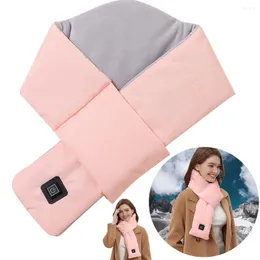 Tapetes USB Casual de aquecimento de inverno recarregável 24 horas duradouro para pescoço quente 3 temperatura ajustável para mulheres homens