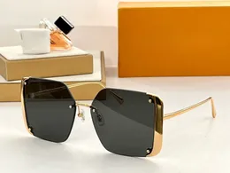 Солнцезащитные очки для женщин и мужчин Летняя популярность 1994 года Дизайнерские анти-ультрафиолетовые ретро-пластинчатые модные квадратные металлические полнокадровые подиумные очки для уличного стиля Random Box