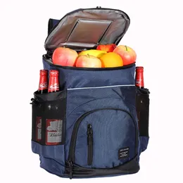 33l saco de geladeira macio grande 36 latas isolado refrigerador mochila térmica isotérmica viagem praia gelo cerveja mochila 240106