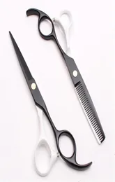 55quot 16cm 440C Anpassad logotyp Sell Professional Human Hair Scissors Barbers039 Frisörs Shears Salon Style Tools 9469445