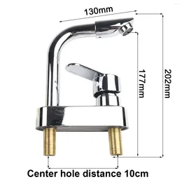 Waschbecken Wasserhähne Wasserhahn Waschbecken Wasserhahn altmodisches Plattierbasis Zinklegierung 360 ° Drehende Anti-Korrosion 1pcs langlebig