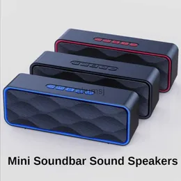 Portable Speakers Wireless Bluetooth Speaker Small Steel Cannon Outdoor Portable FM Radio TWS AUX Subwoofer Plug-InTF Mini Soundbar Sound Speakers YQ240106