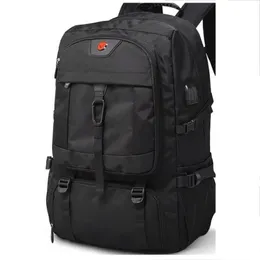 50L 80L Large Travel Backpack Men Outdoor Sports Waterproof Man Storage Backpacks Casual Separate Shoe Compartment Business Bag 240106