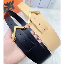 Designer Leather Belt Width 6.0cm Luxury Women Decorative Letter Buckle With Coat Suit Sweater Waist Cover Classic Dress Fashion Belt Gift